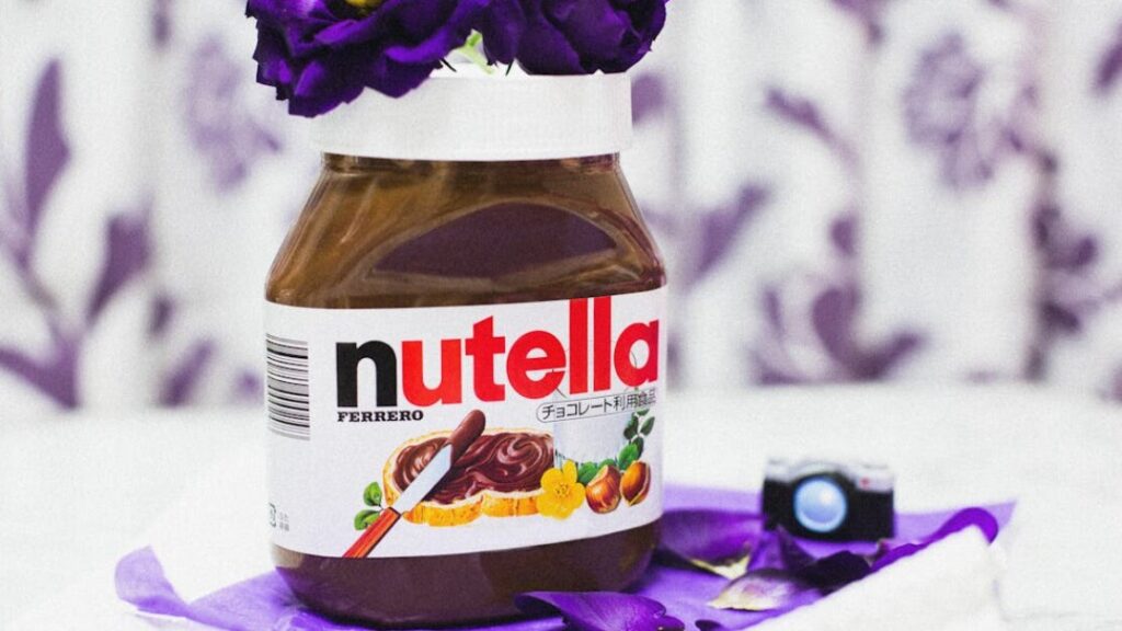 Kolorowanki Nutella gratis w PDF do druku